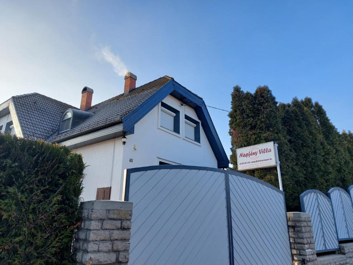 Napfeny Villa Balatonfured Bagian luar foto